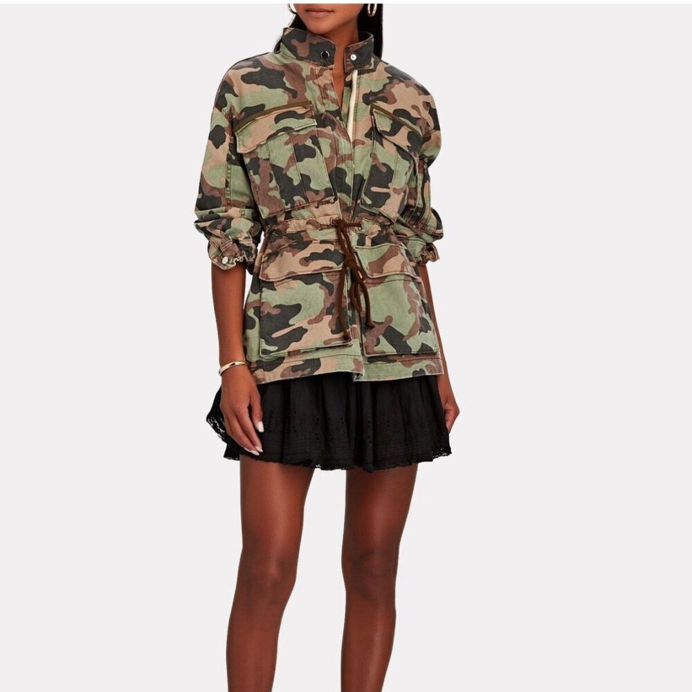 Veronica Beard Sumner Camo anorak, XS, NWOT - Picture 5 of 11